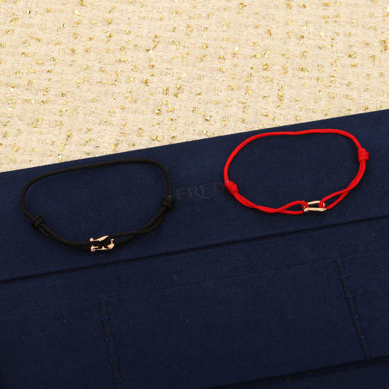 Fred Horseshoe Red Rope Bracelet