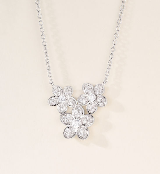Graff Diamond Inlaid Flower Earrings For Occasions