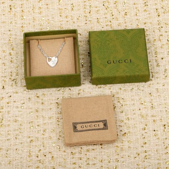 Gucci Hexagonal Pendant Necklace