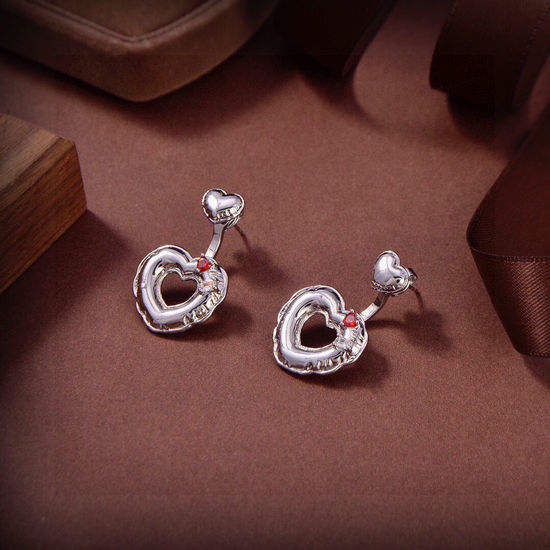Bottega Veneta BV Hollow Heart Drop Earrings Unique Fashion Jewelry