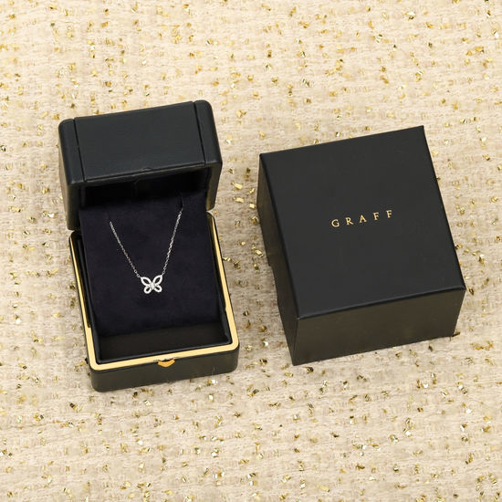 Polo Ralph Lauren Diamond Butterfly Pendant Necklace