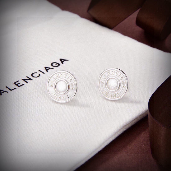Balenciaga Trendy Unique Design Brass Earrings