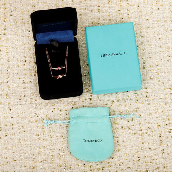 Fendi Delicate Knot Pendant Necklace Comfortable Wear