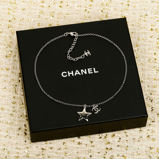 Chanel Star Pendant Elegant Necklace