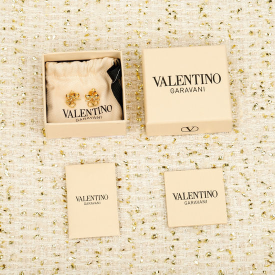 Valentino Classic Bow Shaped Stud Earrings