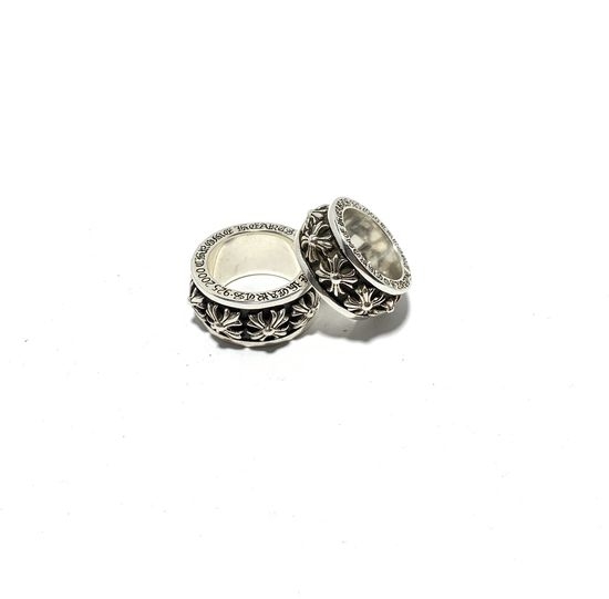 Chrome Hearts Cross Pattern Vintage Finish Ring
