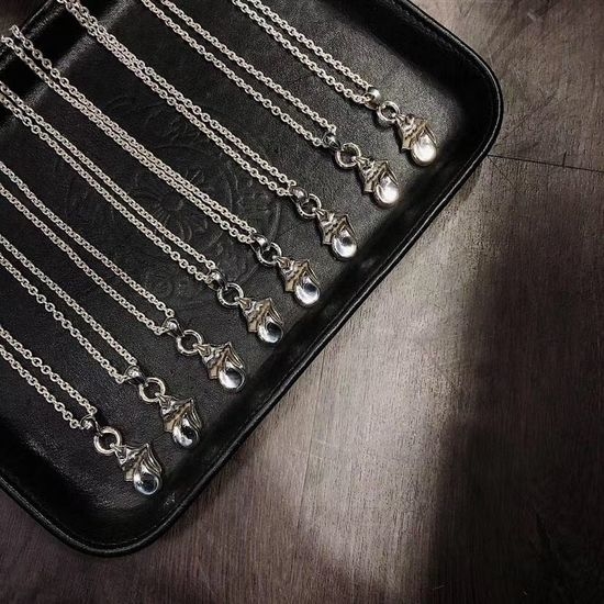 Chrome Hearts Retro Tongue Pendant Necklace
