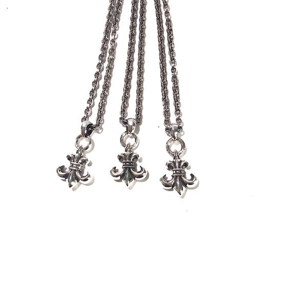 Chrome Hearts Vintage Anchor Flower Pendant Necklace