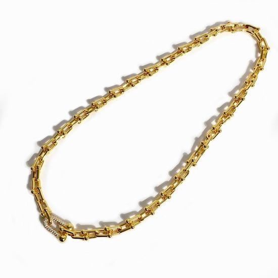 Tiffany & Co. Interlocking U-shaped Bamboo Necklace