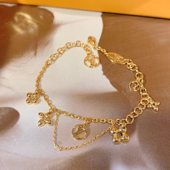 Louis Vuitton LV Clover Design Adjustable Bracelet