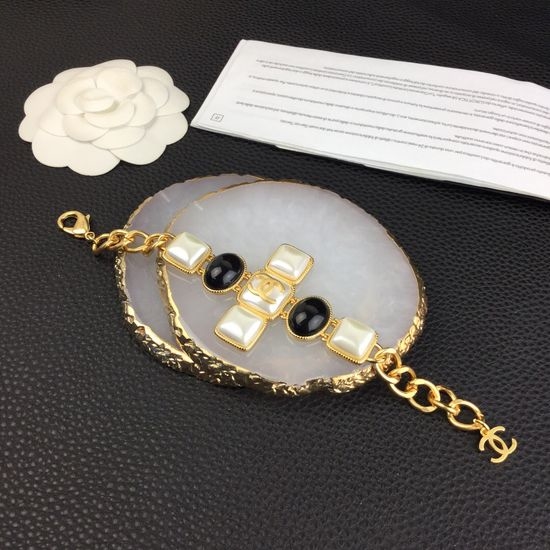 Chanel Brass Elegant Design Bracelet