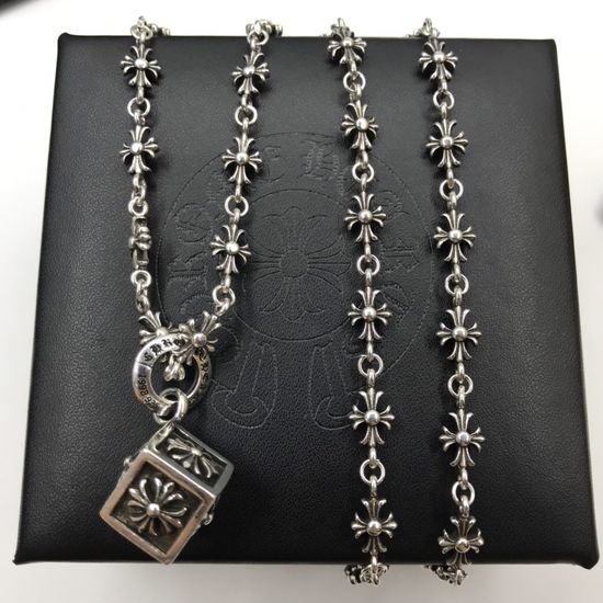 Chrome Hearts Square Dice Pendant Necklaces