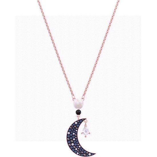 Swarovski Star Moon Pearl Pendant Necklace