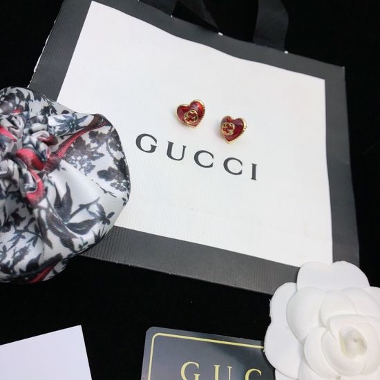 Gucci Gucci Double G Red Earrings