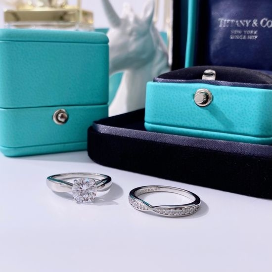 Tiffany & Co. Two-Piece Sterling Silver Ring Set