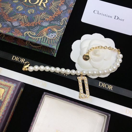 Christian Dior CD Trendy Classic Copper Material Bracelet