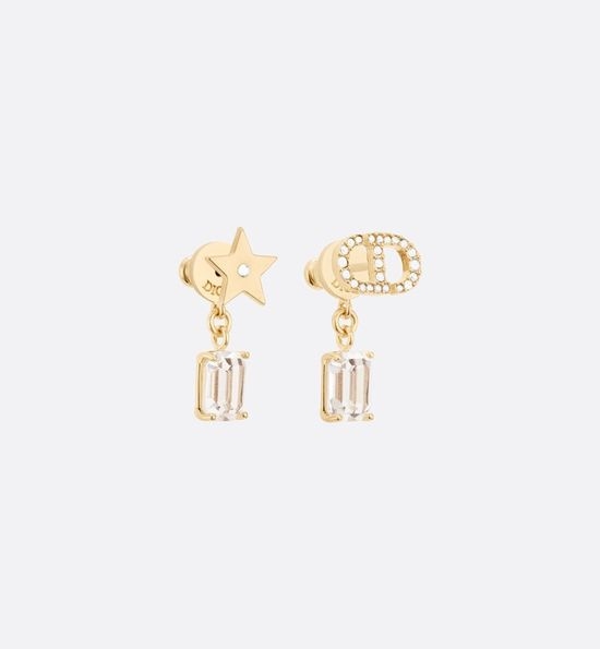 Christian Dior CD Delicate Letter Design Stud Earrings
