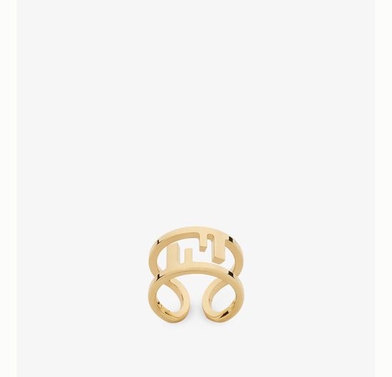 Fendi Premium Brass Unique Design Fashion Ring