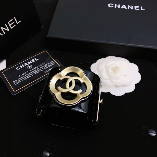 Chanel Transparent Resin Wide Bracelet