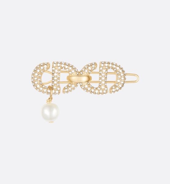 Christian Dior CD Minimalist Style Hair Side Clip