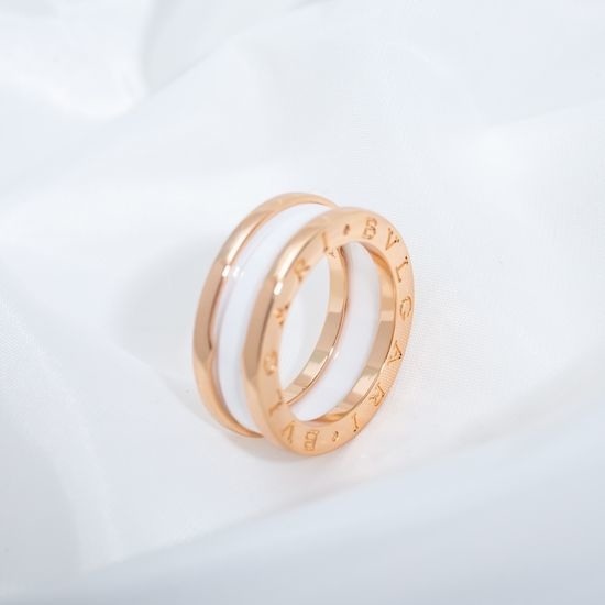 Bottega Veneta BV Ceramic Ring Spiral Design Unique Craftsmanship