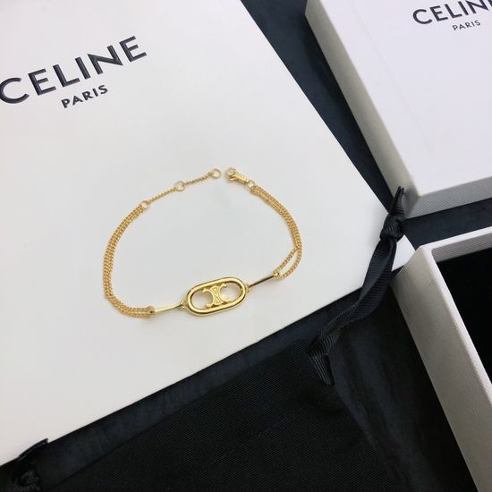 Celine Gold-Plated Circle Bracelet, Popular Choice