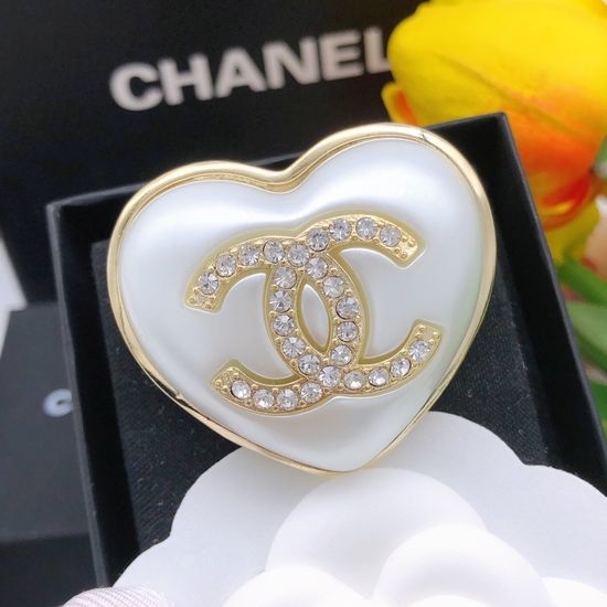 Chanel Heart Shape Brooch