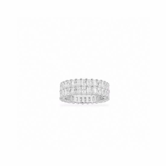 Apm monaco Double-Layer Square Diamond Ring