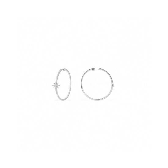 Apm monaco Shining Star Decor Hoop Earrings