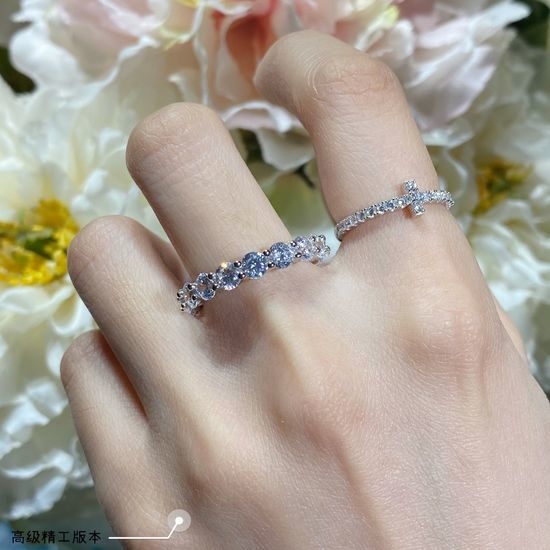 Tiffany & Co. Thick Full Pave Sterling Silver Band Ring