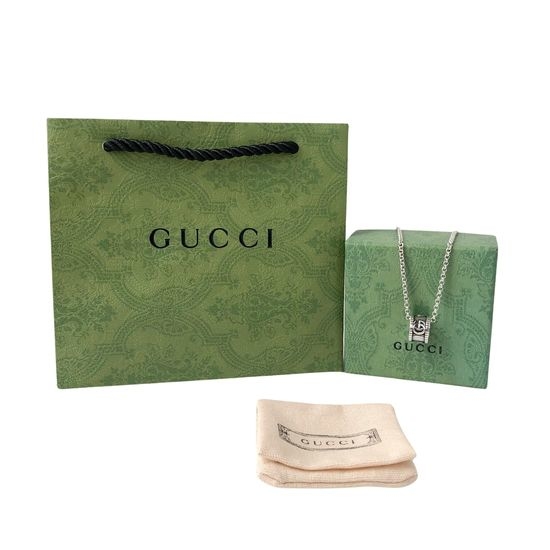 Gucci Vintage Beaded Pendant Necklace