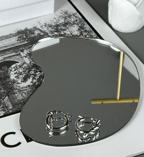 Celine Twisted Stereo Minimalist Earrings