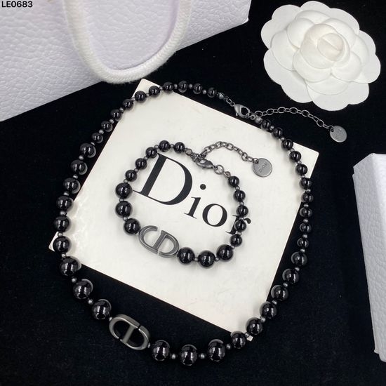 Christian Dior CD Dior Necklace and Bracelet Set