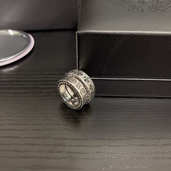 Chrome Hearts Vintage Floral Engraved Necklace