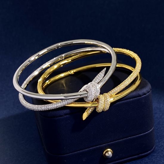 Tiffany & Co. Luxury Diamond Knot Bracelet