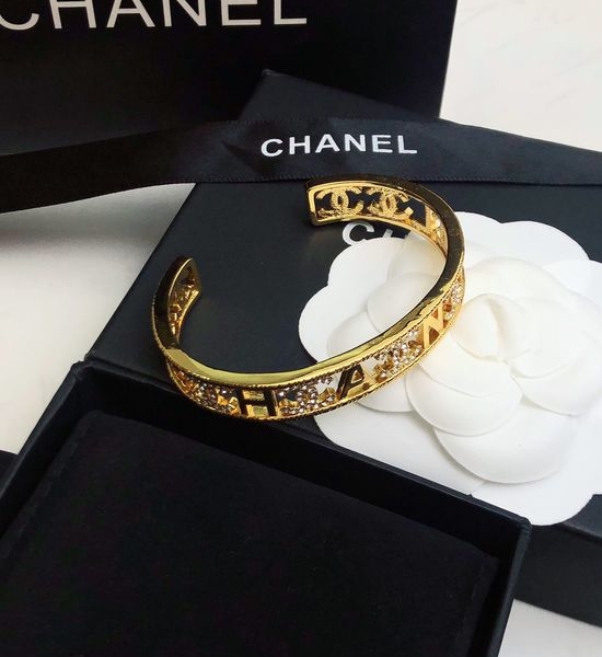 Chanel Premium Matte Brass Bangle
