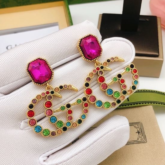 Gucci Colorful Diamond Stud Earrings