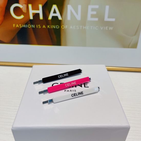 Celine Acrylic Hair Clip Set Three Pieces