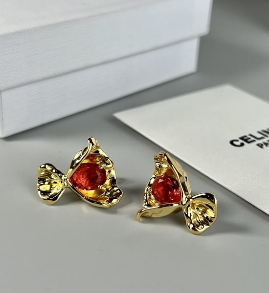 Celine Delicate Flower Bouquet Small Earrings