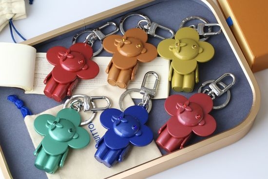 Louis Vuitton LV Multi-color Sunflower Decor Keychain