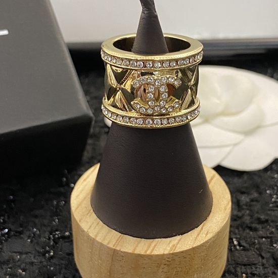 Chanel Exquisite Classic Logo Design Ring