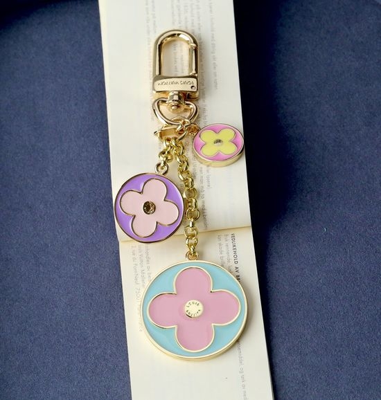 Louis Vuitton LV Soft Pink Color Keychain