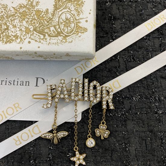 Christian Dior CD Exquisite Rhinestone Brooch for Outfits