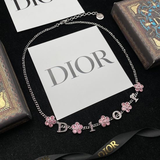 Christian Dior CD New Trendy Stylish Necklace Simple Design