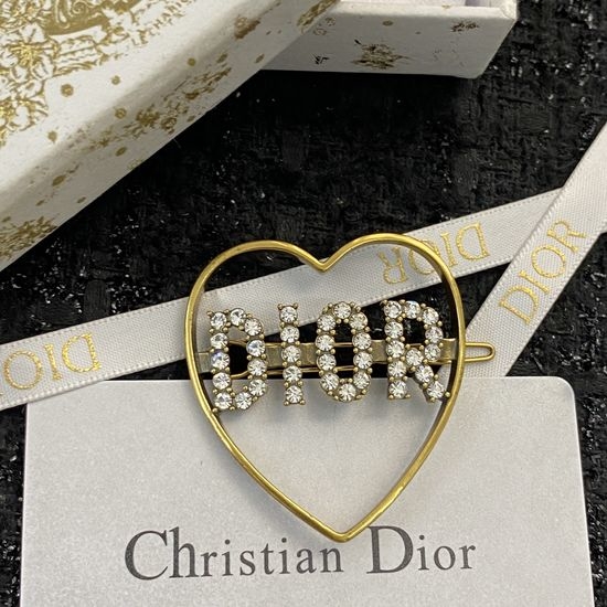 Christian Dior CD Elegant Handcrafted Luxury Hair Clip