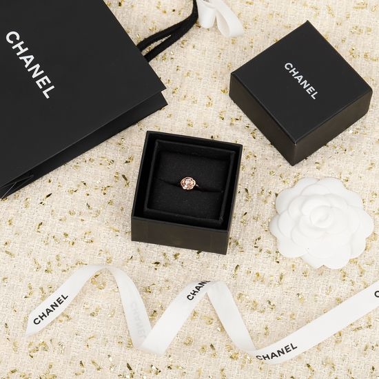 Chanel Camellia Three-dimensional Layered Ring