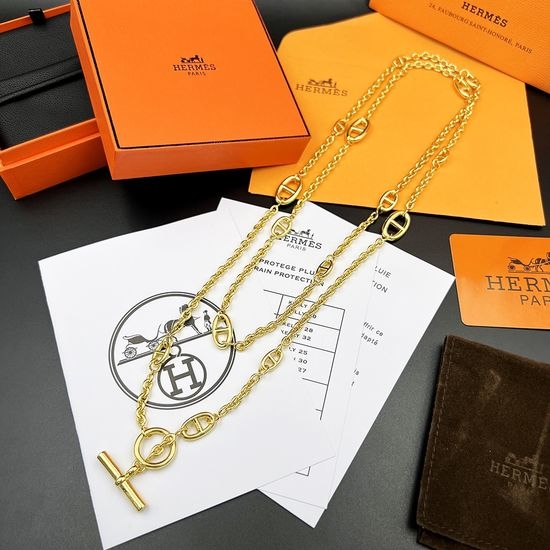 Hermes Gold Chain Link Waist Chain