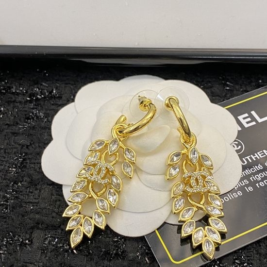 Chanel Tassel Wheat Shape Earrings