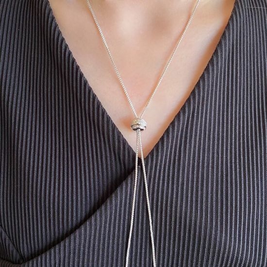 Piaget Adjustable Tassel Texture Shiny Necklace