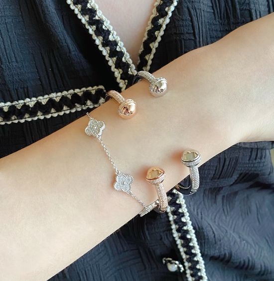 Piaget Full Diamond Rotating Ball Bracelet